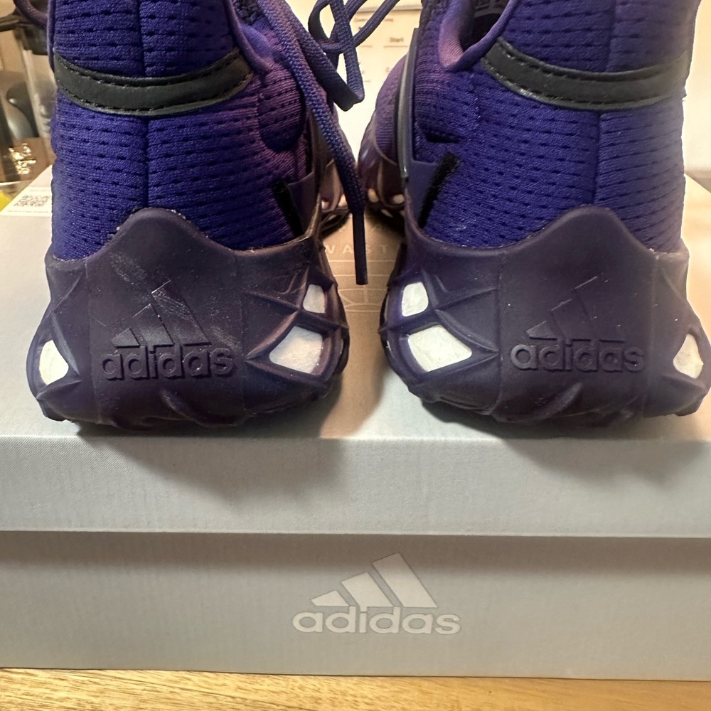 Adidas Deep Purple UltraBoost Web DNA Athletic Sneakers - Picture 5 of 8